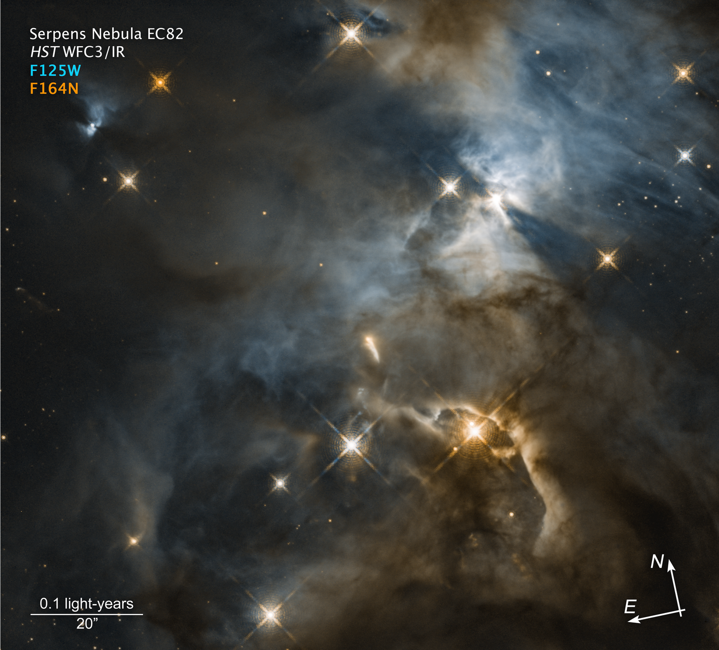 Serpens Nebula HBC 672 - NASA Science